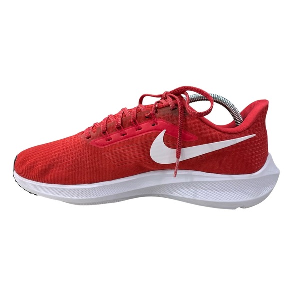 Nike Air Zoom Pegasus 39 Red White Running Shoes Mens 10 - Picture 8 of 10
